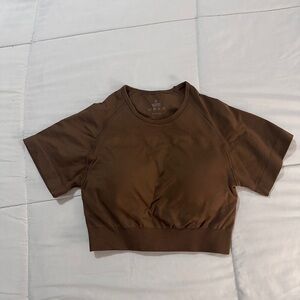 Brown Women's Crop Top